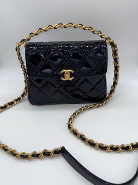 Chanel Mini Top Handle Flap Bag